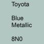 Preview: Toyota, Blue Metallic, 8N0.